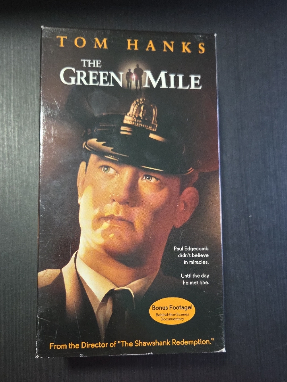 The Green Mile VHS 2 Tape Set Movie Tom Hanks Drama Mystery Classic